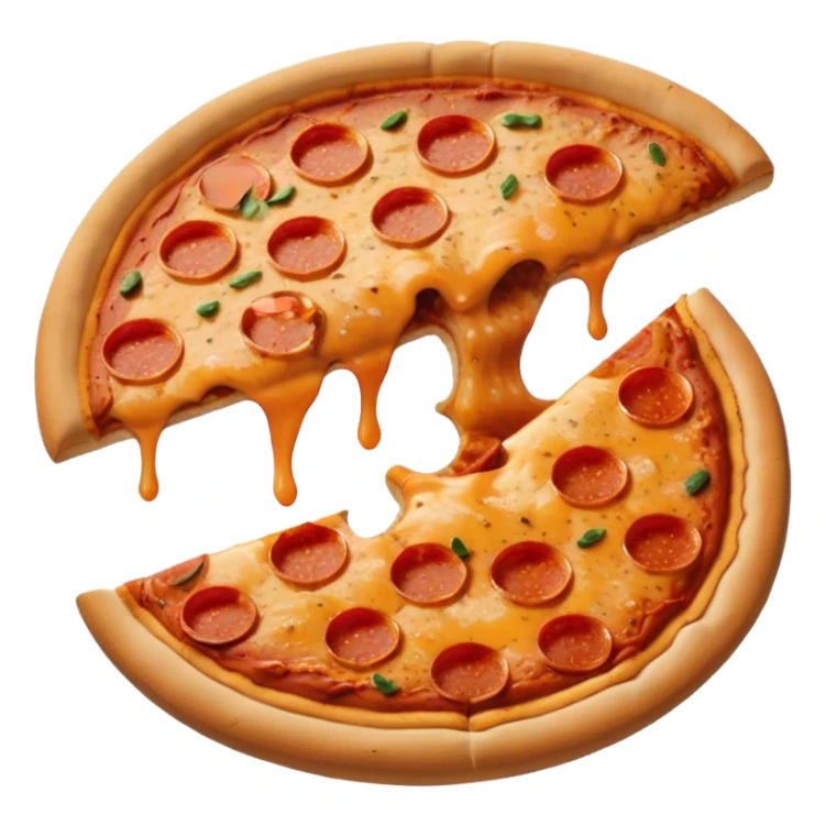 Eating pizza emoji sticker