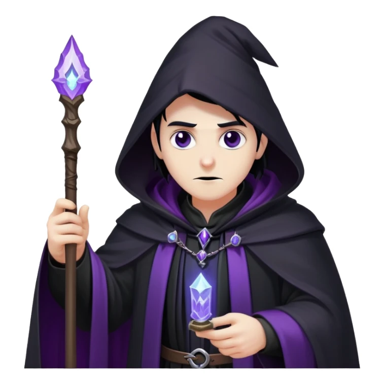 goth wizard banishing monitoring spirits  sticker