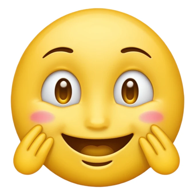 iphone yellow emoji telling a secret  sticker