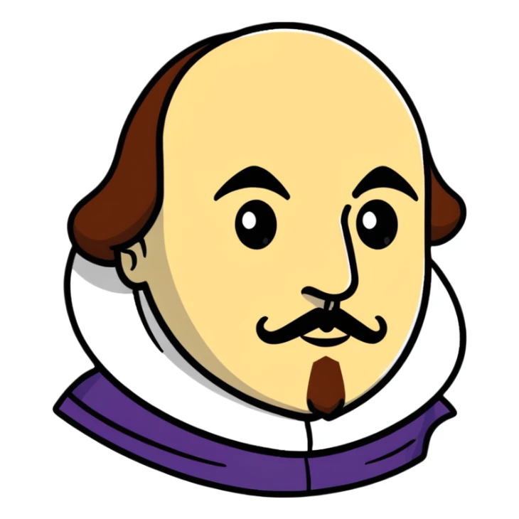 Shakespeare sticker