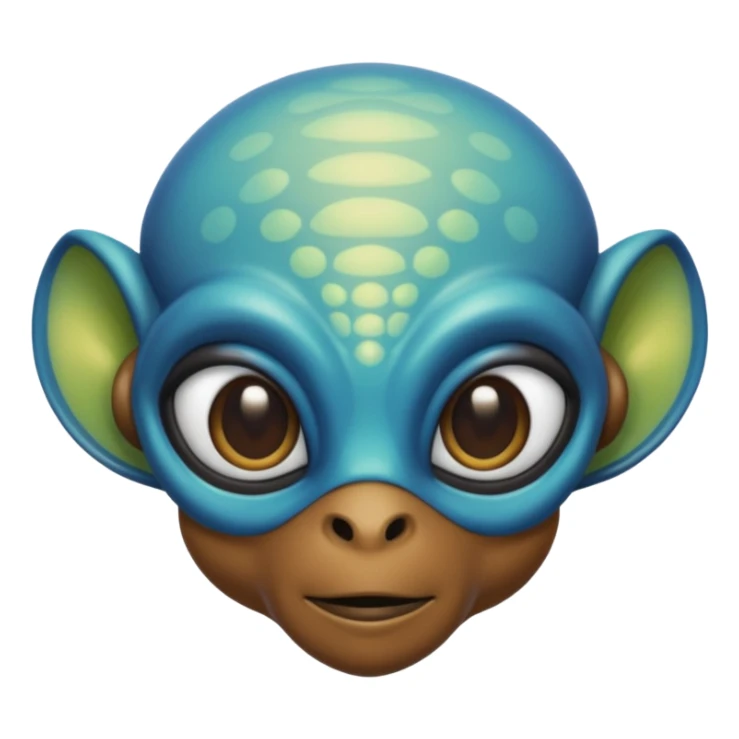 Life-like Brownish Aquatic Luxio-Alien-hybrid  sticker