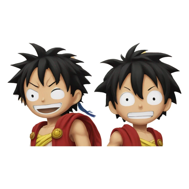 luffy god sticker