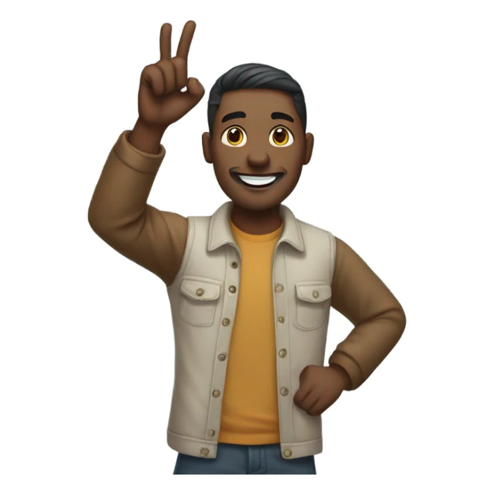 The guy who said thank you for attention sticker