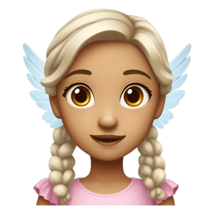 a fair girl that is a fairy and very cute sticker
