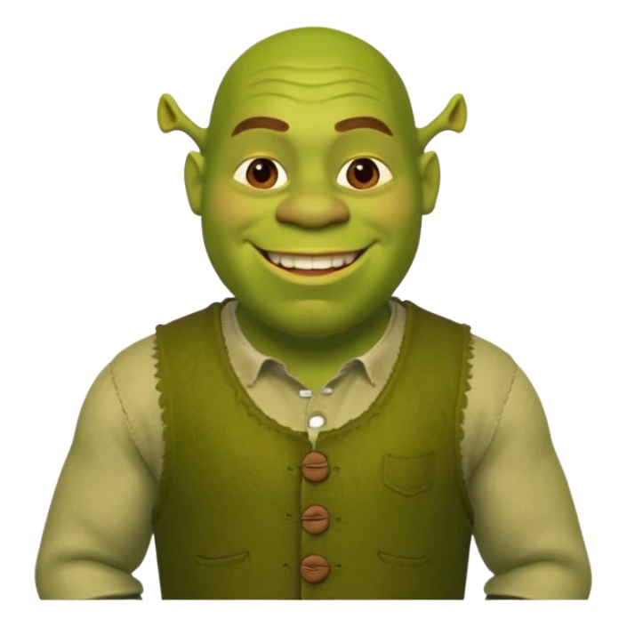 Shrek from the movie sticker