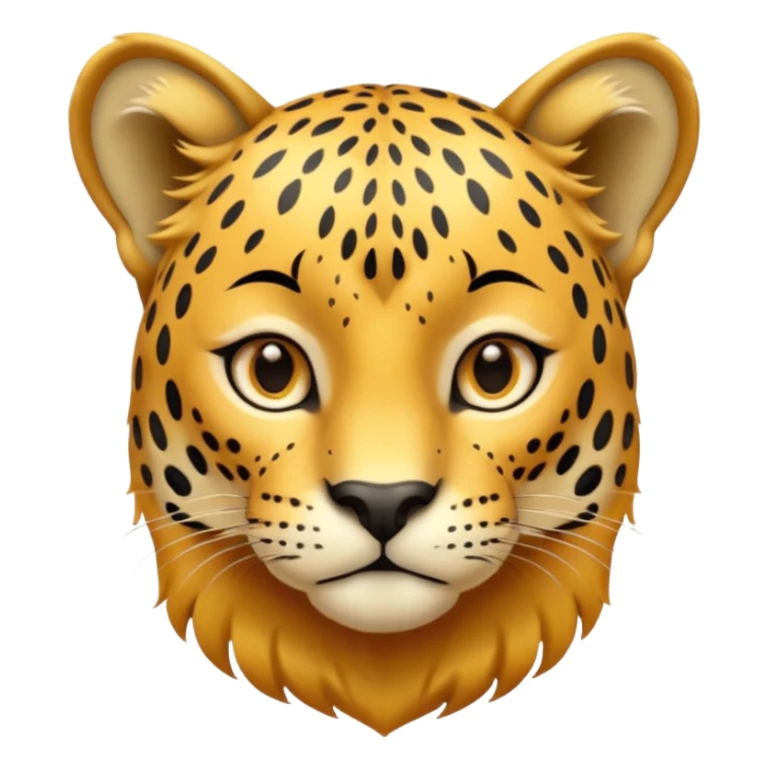 A high-resolution photo-realistic digital illustration of a young jaguar, chest upward A high-resolution, photo-realistic digital illustration of a majestic young jaguar sticker