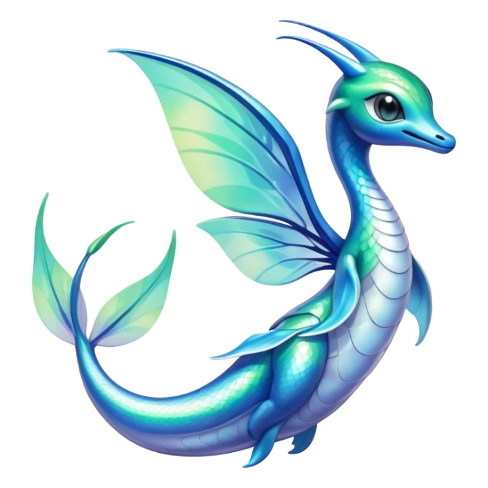 Shiny Exotic Dratini-Celebi-Hybrid-Creature sticker