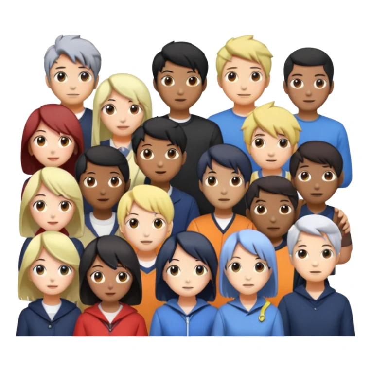 no divisions are like different groups that focus on their different task BUT MAKE IT A DISCORD EMOJI, MAKE IT ANIME sticker