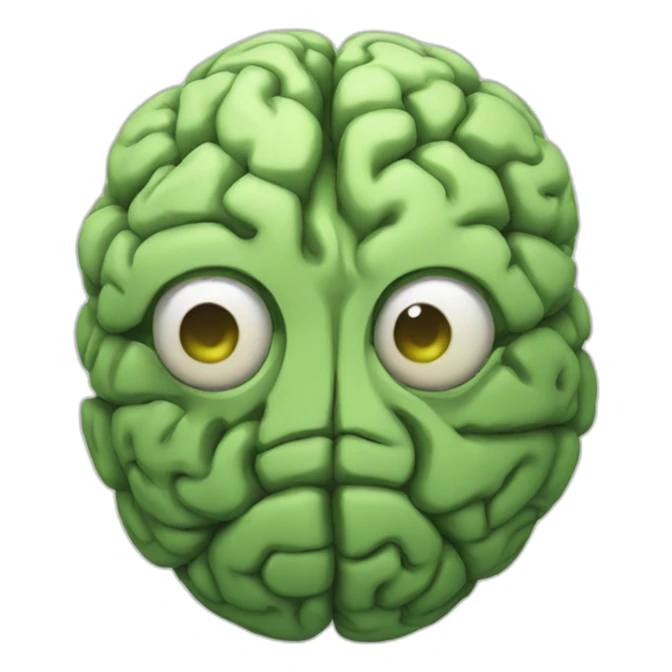 brains on the whole glade sticker