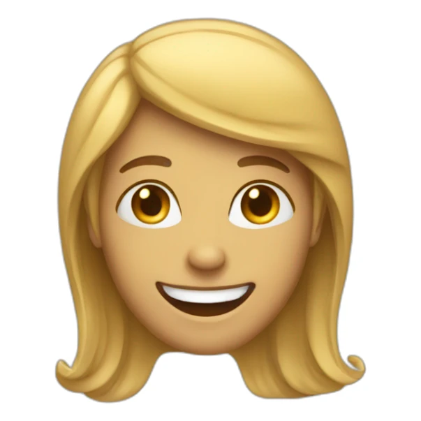 Une personne souriante sticker