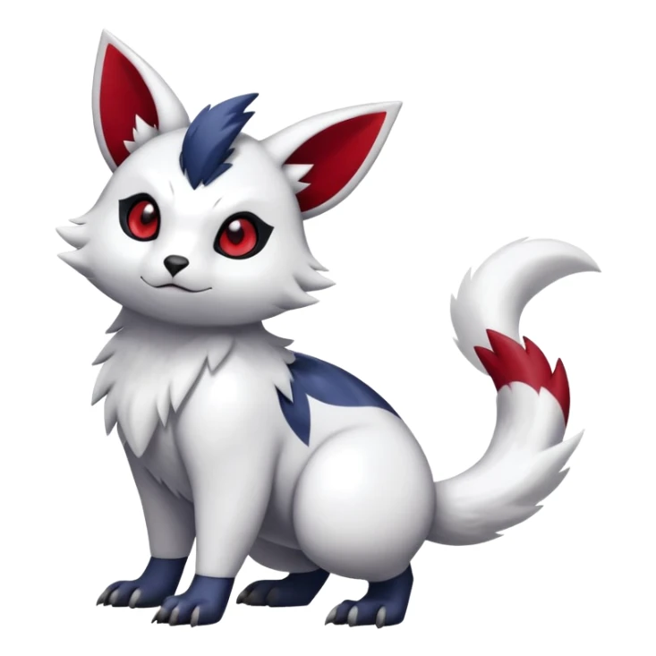 Shiny Furret-Absol-Zangoose-Hybrid (Full body) sticker