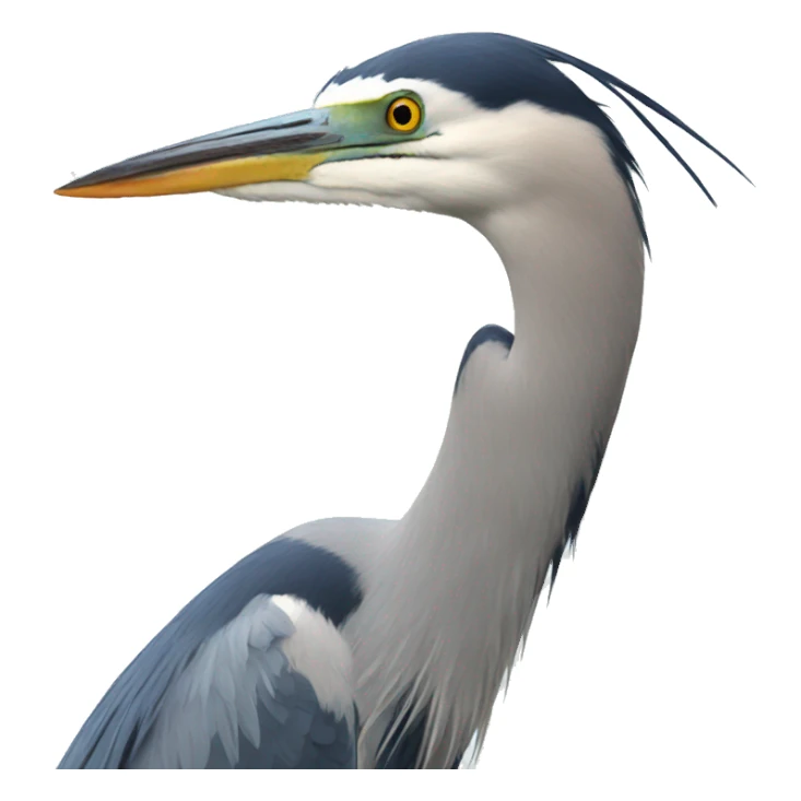 blue heron sticker