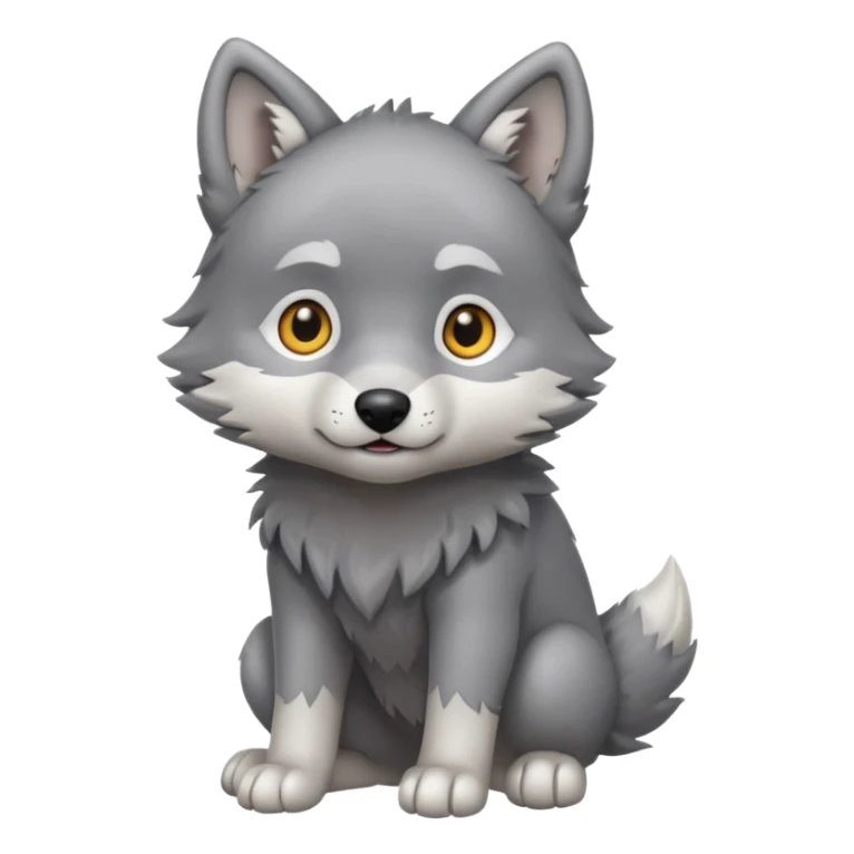 a full body of baby wolf 



















 sticker