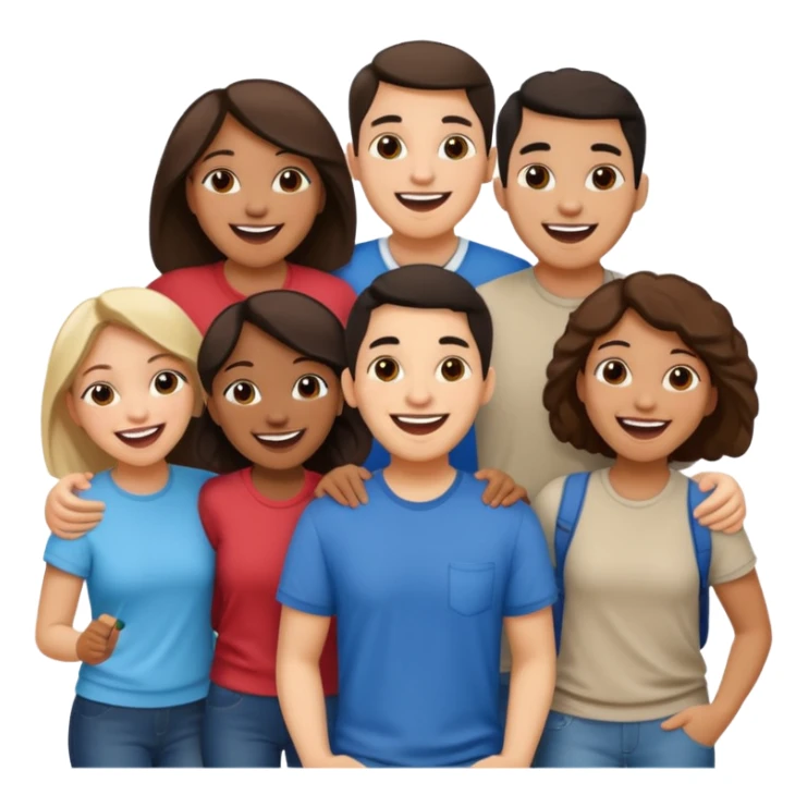 amigos puerto riqueños fuera del campus sticker