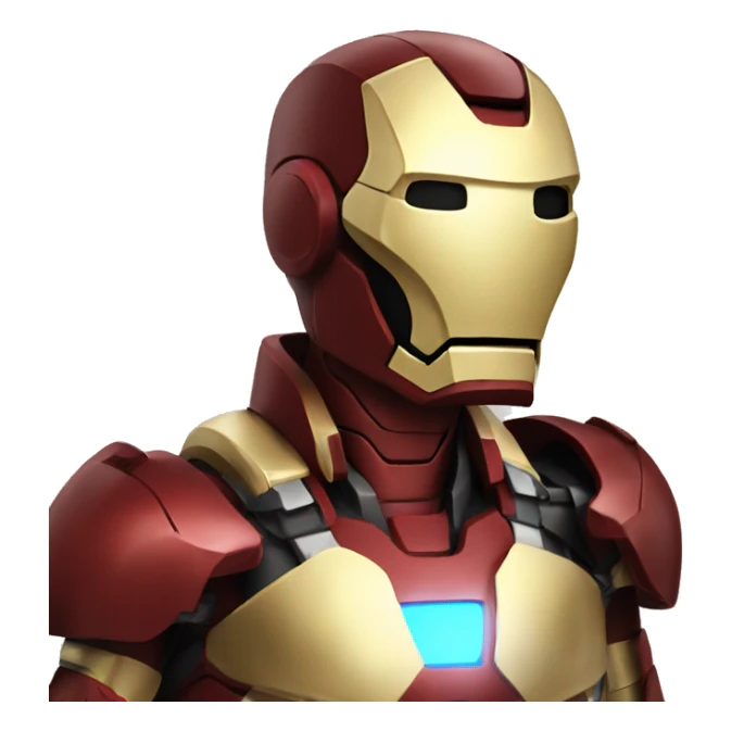 My avatar with logo ironman in the arm sticker