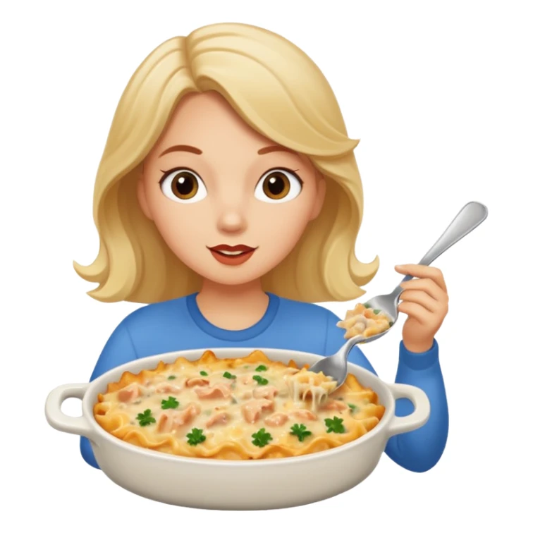 white girl tuna caserole sticker