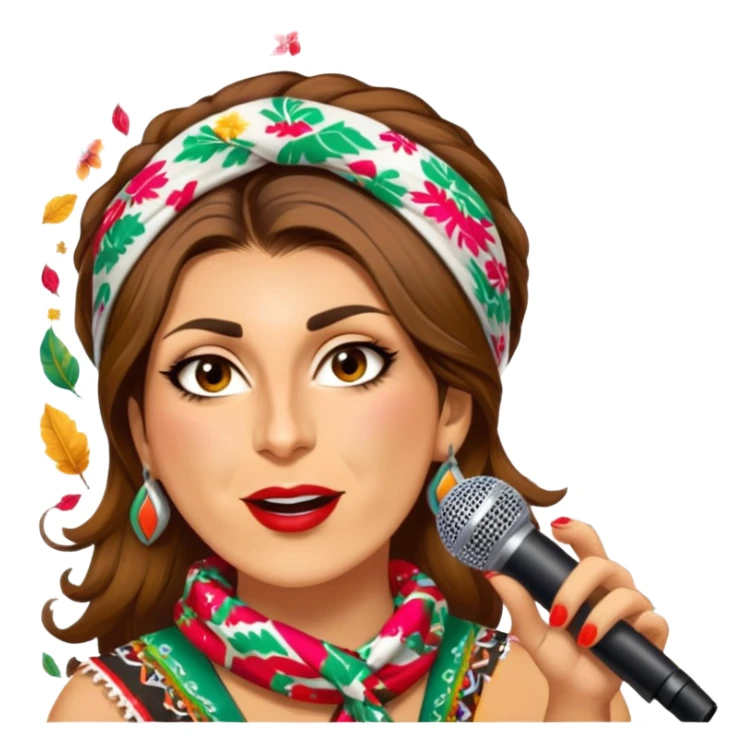 Colorful Singer sticker