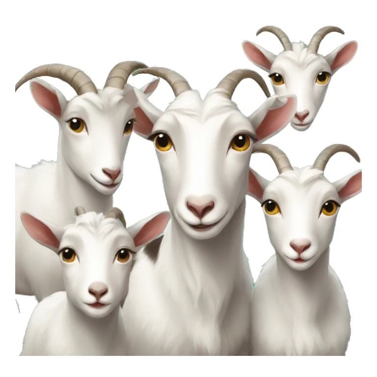 goat family sticker