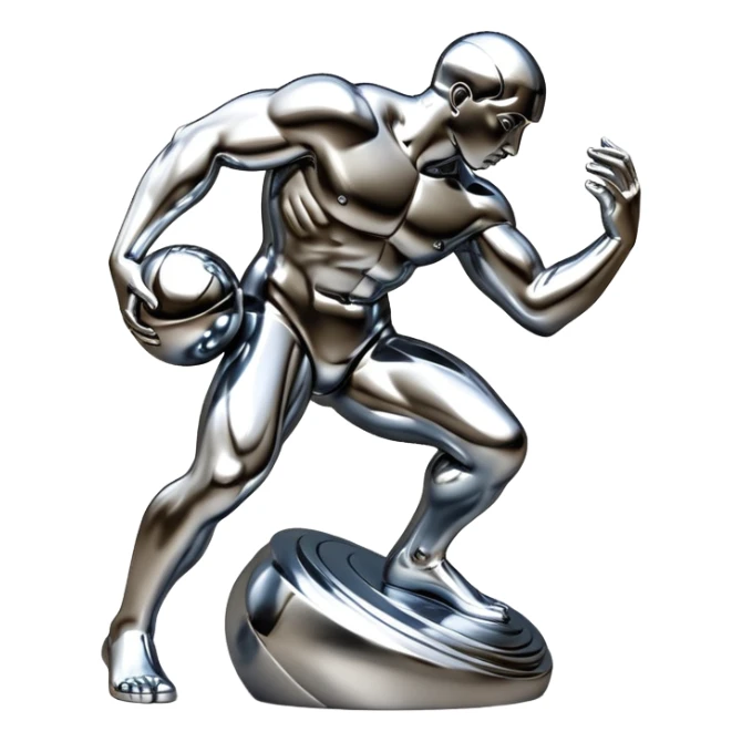 sorayama Sisyphus sculpture sticker