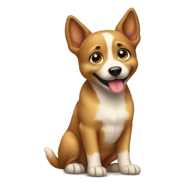 Cute dog sticker