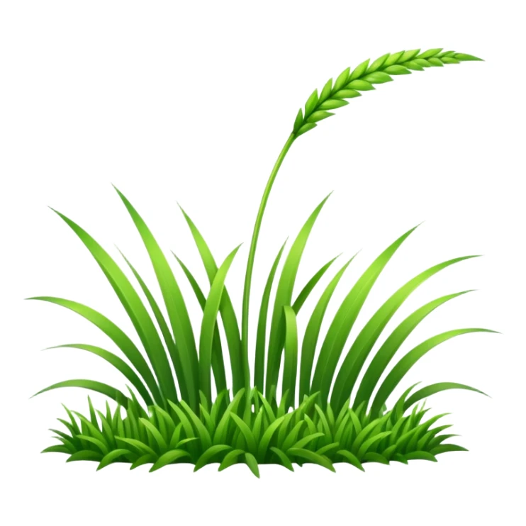 A blade of grass sticker