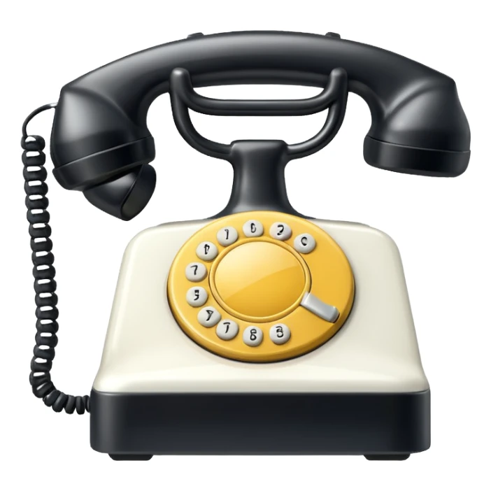 create image of the icon of telephone ios version sticker