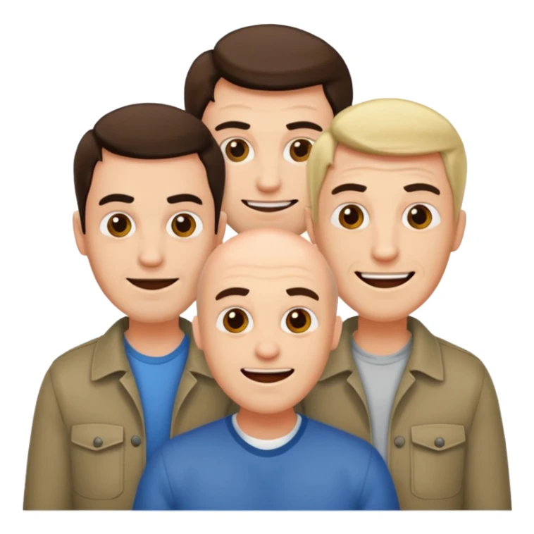 now hsve s dad one a mad one and a happy one sticker