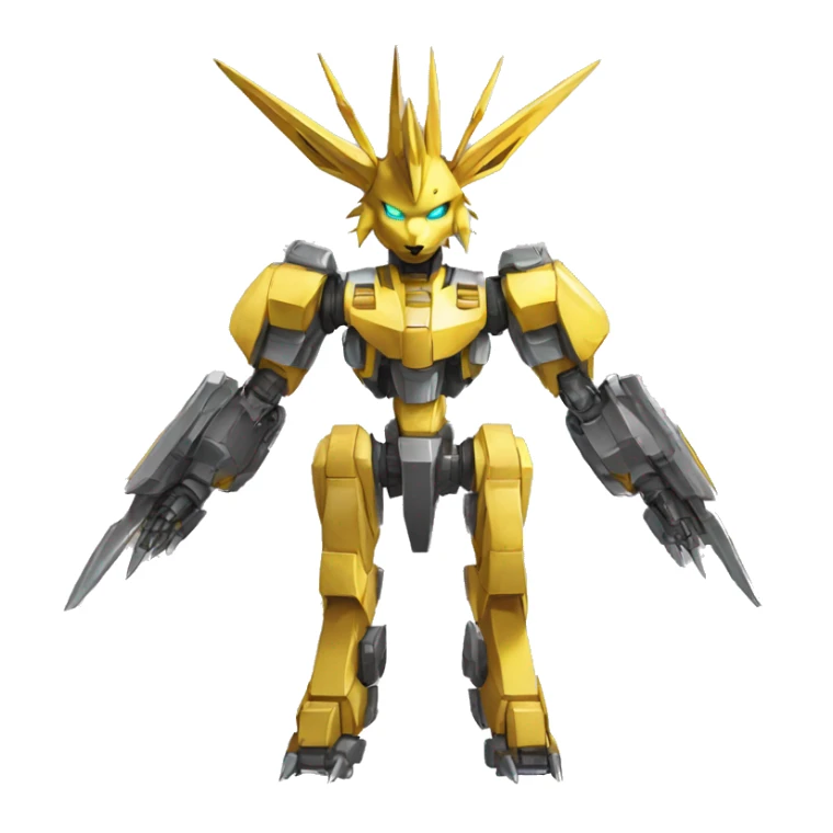 Mechanical Jolteon-Medabot-Mecha full body sticker