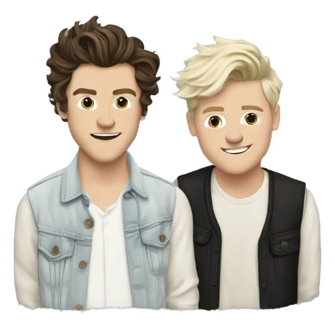 harry styles and niall horan  sticker