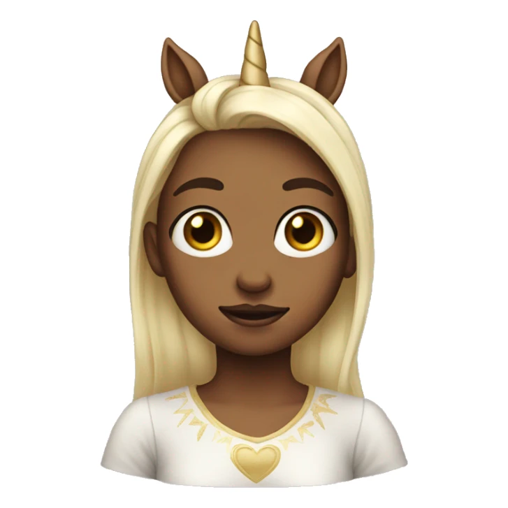 Girl on a unicorn rolling her eyes sticker