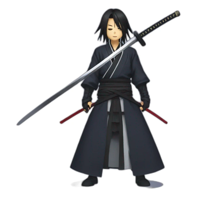 Akame from the anime killer Akame with a katana sticker
