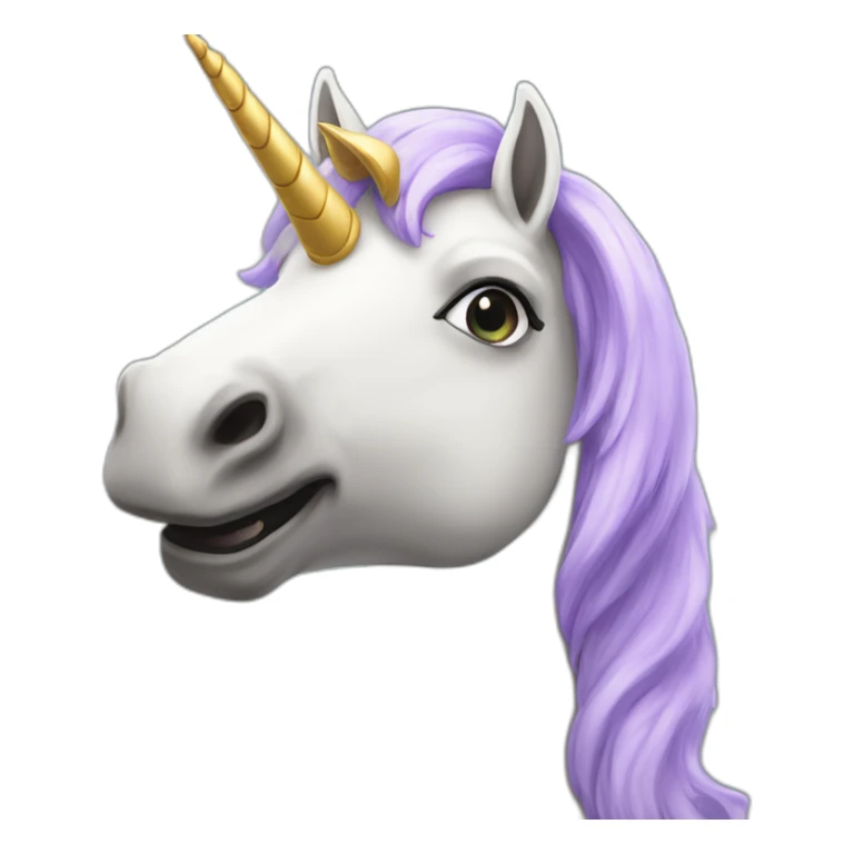 Una papera unicorno sticker