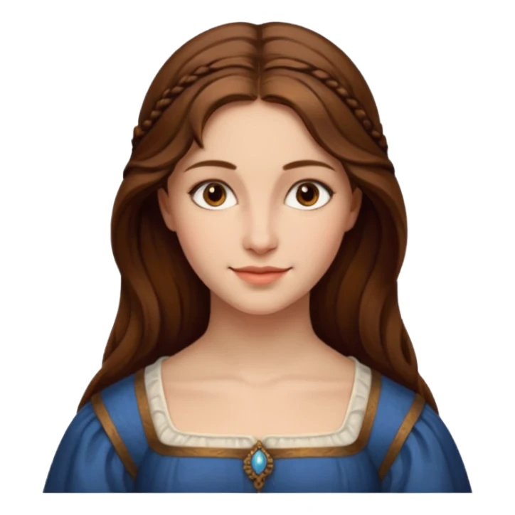 Renaissnace Mona Lisa painting sticker