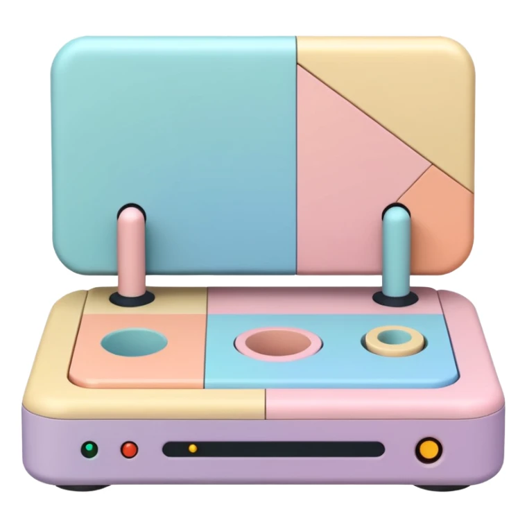 Can you make the AI LLM model router more abstract with pastel colors? sticker