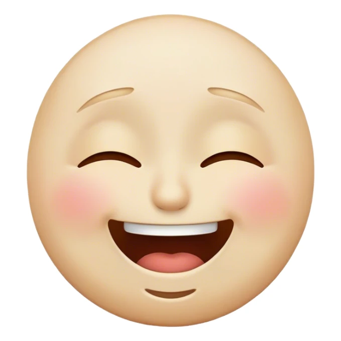 A sob emoji but it’s laughing in depression sticker