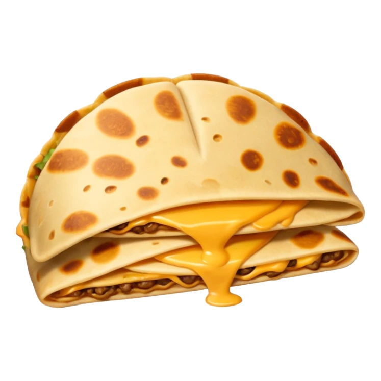 make a blend of a quesadilla and a armadillo sticker