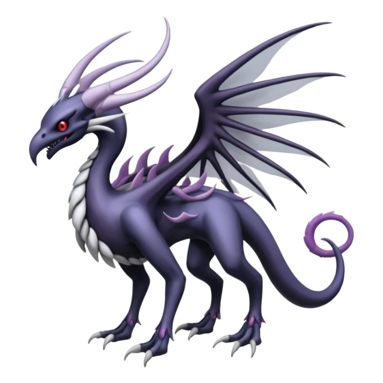 Lunala-Darkrai-Palkia-Fakémon-hybrid-creature (full body)  sticker