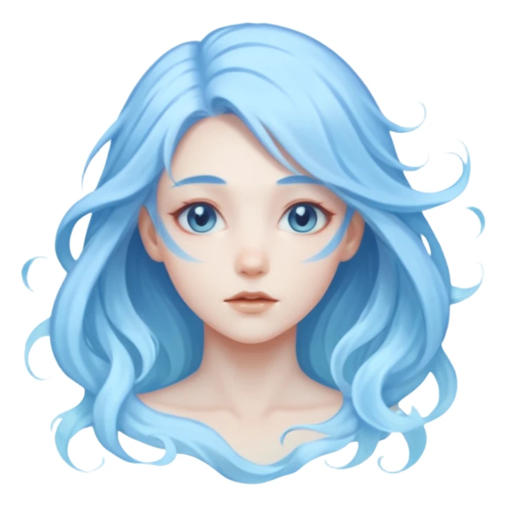 air elemental woman sticker