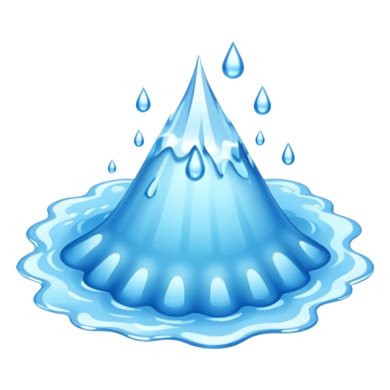 spiled water on the ground sticker