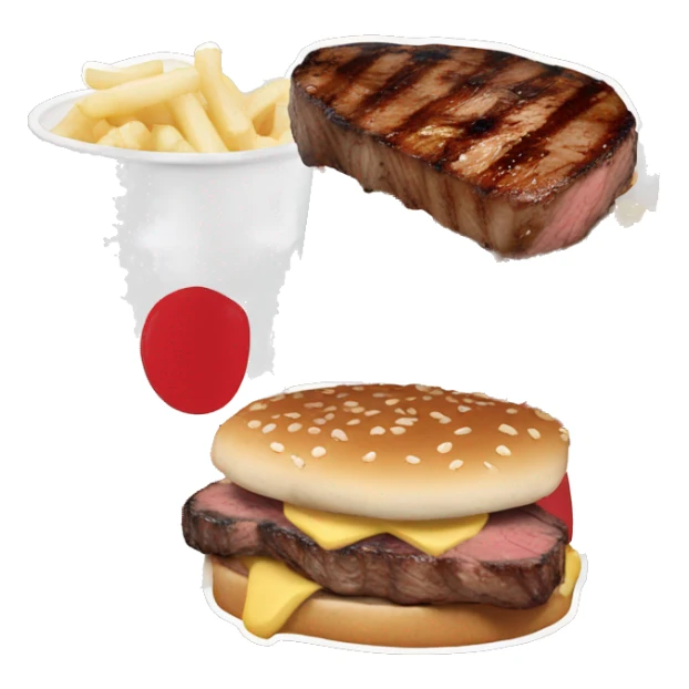 Steak and shake sticker