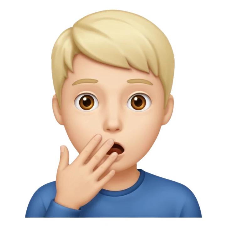 şaşırma eli ağzına götürme sticker