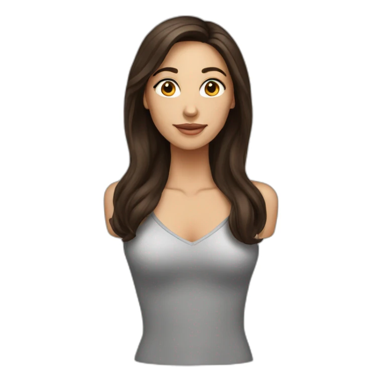 pretty-brunette-woman sticker