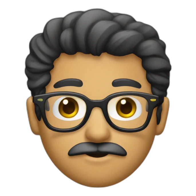 Latinoamericano,gafas y barba sticker