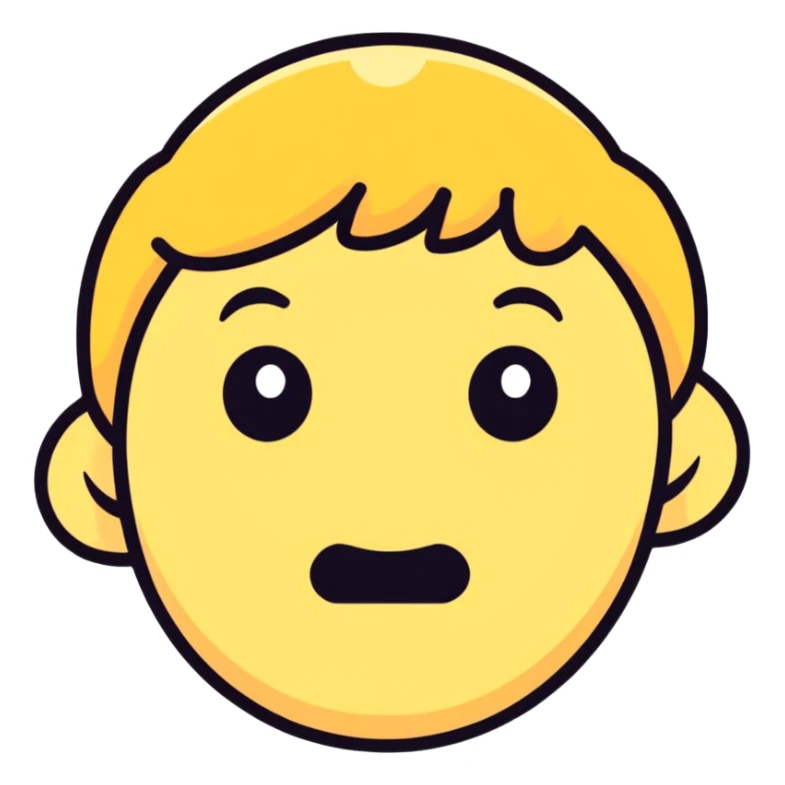 ? As an emoji like an interrogation face sticker