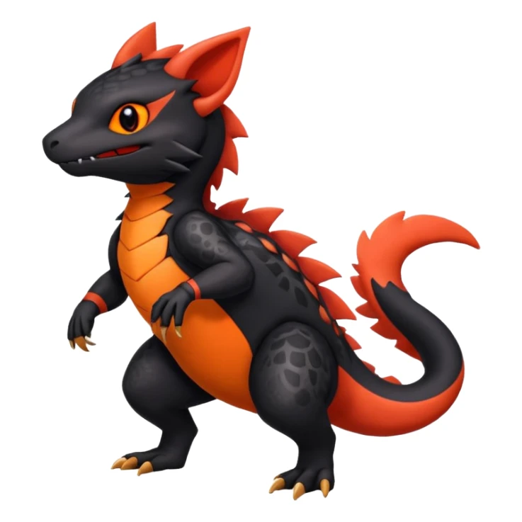 Salandit-Noibat-Litten-Hybrid (Full body) sticker
