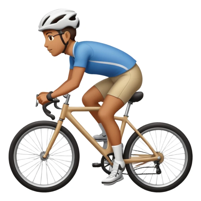 generate one bike and rider but in verticle direction sticker