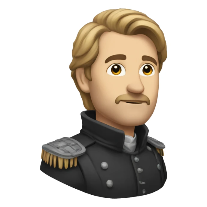 hans landa of inglourios bastards sticker