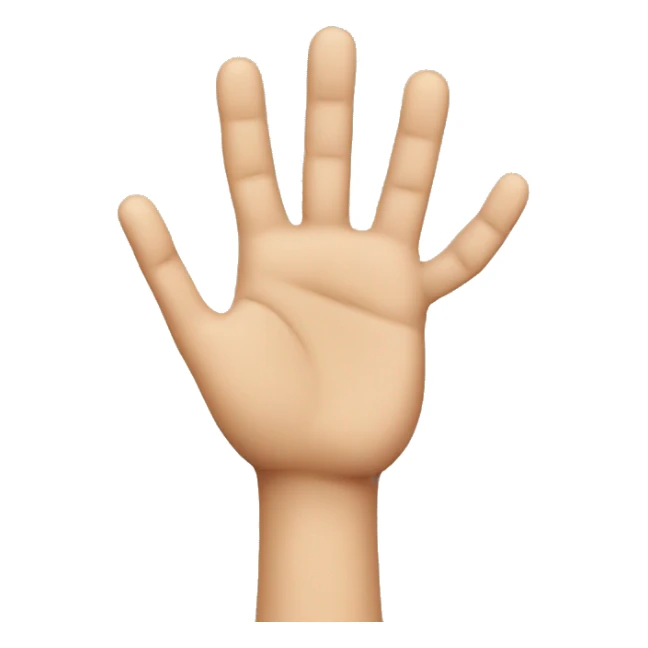 close all the fingers and open only the little and ring fingers sticker