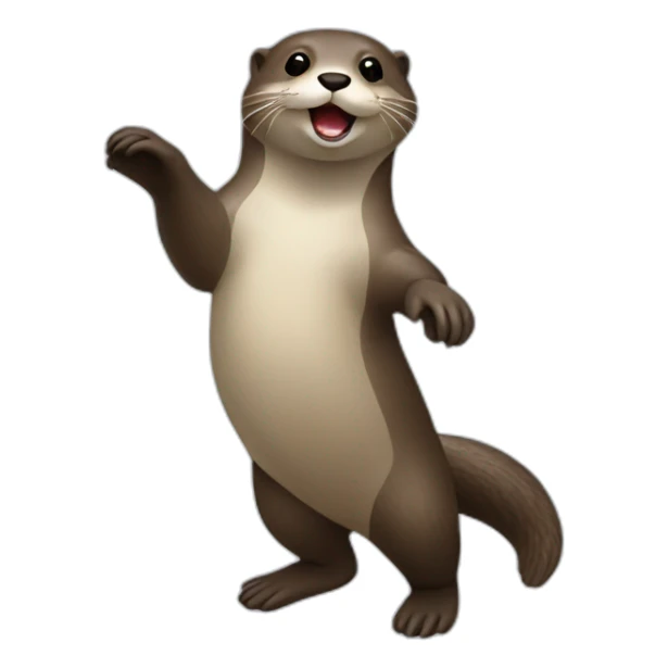 Loutre qui danse  sticker