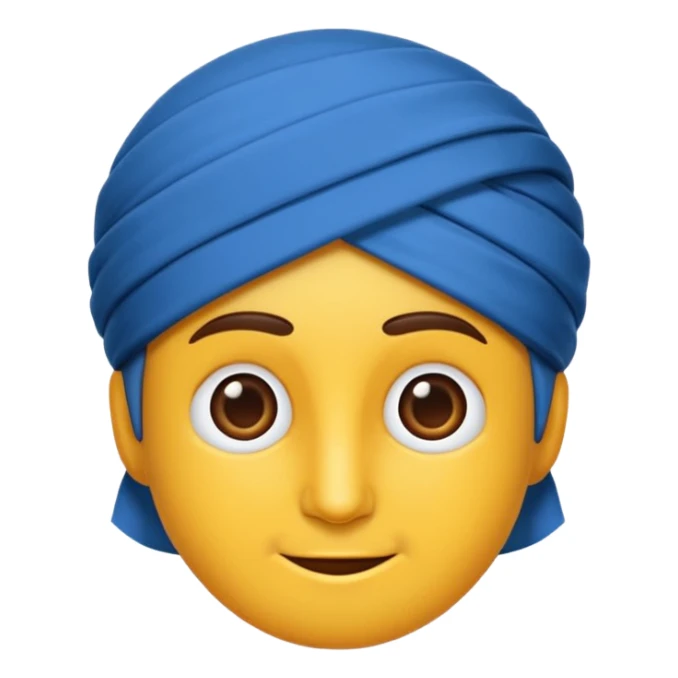 Yuvarlak bir mavi tik emojisi sticker